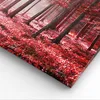 Bild auf Leinwand - Leinwandbild - 3 Teile - Wald Rot Bäume Produktbild-Vorschau 5