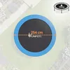 Trampolina ogrodowa dla dzieci 8FT 252cm FUNFIT z siatką Podgląd zdjęcia produktu 10