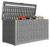 Outsunny Gartenbox 379 Liter Wasserdicht Abschließbar Produktbild-Vorschau 1