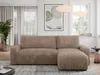 A modern living room with a cord sofa, plants, and artwork. Produktbild-Vorschau