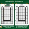 Yaheetech 12-częściowy wybieg dla szczeniąt 100 cm H Kojec Podgląd zdjęcia produktu 9