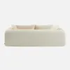 sweeek - 3-Sitzer-Schlafsofa  - Antikweiß Produktbild-Vorschau 2