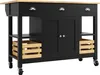 Sweiko Ilot de cuisine moderne (120×45×90cm) Armoire de Voir les images du produit 5