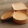 4er Set Snack Tablett Glatte Kanten Vorspeise Display Holz Produktbild-Vorschau 5