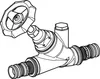 Geberit GE Mepla, Schrägsitz-Absperrventil, Rotguss, d32mm, Produktbild-Vorschau 4
