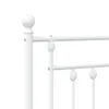 vidaXL Cadre de lit avec tête de lit en métal blanc 80x200 Voir les images du produit 9