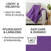 Betz Fleecedecke 2 Stück 130x170 cm 180g/m² – Weiche Produktbild-Vorschau 5