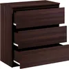 Komoda s 3 zásuvkami Príborník Modern wenge Náhľad obrázku produktu 4