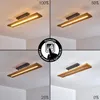 Volano »Volano« dimmbare Deckenlampe aus dunklem Holz und Produktbild-Vorschau 6