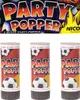 3 x Party Popper - EM/WM Edition Schwarz Rot Gelb Konfetti Produktbild-Vorschau 1