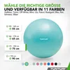 Tunturi Anti Burst Fitnessball mit Pumpe - Yoga-Ball 75 cm Produktbild-Vorschau 8
