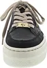 Rieker Damen Plateau Leder Sneaker Schwarz Voir les images du produit 46