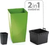 49 L Blumentopf viereckig Urbi mit Einsatz 32,5cm Weiß Matt Produktbild-Vorschau 19