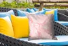 MuchoWow® Outdoor Kissen - Marmor - Weiß - Rosa - Chic - Produktbild-Vorschau 4