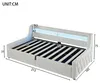 Polsterbett Samt  mit hydraulischem Stauraum & LED, Produktbild-Vorschau 2