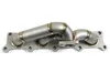 A metal exhaust manifold for a car, shown against a white background. Podgląd zdjęcia produktu