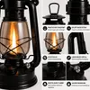 Sturmlaterne 2er Set Öllampe Petroleumlampe Camping Laterne Produktbild-Vorschau 2