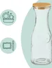 Lot de 2 carafes à eau Relaxdays, 1 litre, carafes en verre Voir les images du produit 5