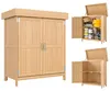 Geräteschrank wetterfest, Gartenschrank Tannenholz, Produktbild-Vorschau 2