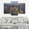 Triptychon auf leinwand manhattan aus der vogelperspektive Produktbild-Vorschau 2