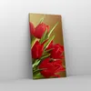 Bild auf Leinwand - Leinwandbild - Tulpen Blumen Feld Produktbild-Vorschau 4