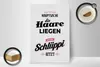 Holzschild  Hauptsache Haare liegen Schlüppi, 30 x 20 cm, Produktbild-Vorschau 3