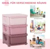 HOMCOM Schubladenschrank für Kinder mit Stauraum Produktbild-Vorschau 5