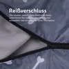 Close-up of a dog sleeping bag with a zipper and text overlay. Podgląd zdjęcia produktu