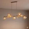 Pendelleuchte Metall Rauchglas G9 H: max. 141 cm Beige Produktbild-Vorschau 2
