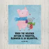 Mr. & Mrs. Panda Babydecke Glühschwein Smörle - Eisblau - Produktbild-Vorschau 5