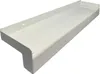 Aluminium Fensterbank weiß, Ausladung: 360 mm, Rasterlänge: Produktbild-Vorschau 1