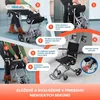 Clinicalfy Transportný invalidný vozík z hliníkovej Náhľad obrázku produktu 7