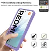 A hand holding a purple phone case with a phone inside, showcasing the product and its features. Produktbild-Vorschau