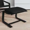 vidaXL Poggiapiedi nero 51x41x40 cm Tessuto Anteprima dell’immagine prodotto 2