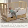 Love For Sleep Babybett Gitterbett mit Schublade 120 x 60 + Produktbild-Vorschau 5