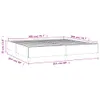 vidaXL Bettgestell Hellgrau 200x200 cm Stoff -  Betten & Produktbild-Vorschau 10