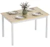 HOMCOM Esstisch, 120 x 75 cm Küchentisch mit Landhaus-Stil Produktbild-Vorschau 1