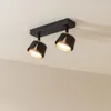 XUDO LED Deckenstrahler GX53 schwarz gold 2 flammig Produktbild-Vorschau 2