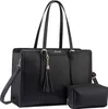 LOVEVOOK Laptoptasche 17 Zoll Damen Handtasche Leder Produktbild-Vorschau 1