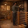 Półka na wino Relaxdays, na 45 butelek, bambus, wymiary: 68 Podgląd zdjęcia produktu 6