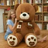 Teddybär XXL 180cm Braun – Großer Kuschelteddy, Riesen Produktbild-Vorschau 2