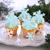50pcs Essbare Schneeflocke Tortendeko, Schneeflocken Kuchen Produktbild-Vorschau 5