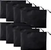 8 Stück Geldtaschen Banktasche Schwarz 23 x 18 cm Produktbild-Vorschau 1