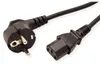 Kabel zasilający ROLINE, prosta wtyczka IEC, czarny, 0,6 m Podgląd zdjęcia produktu 3