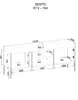 Wohnzimmer-ser SENTO 2 TV-Schrank RTV154 + Vitrine WTSZ104 Produktbild-Vorschau 6