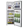 An open refrigerator filled with food and drinks. Produktbild-Vorschau