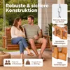 COSTWAY Hollywoodschaukel, 2-Sitzer Schaukelbank, Produktbild-Vorschau 4