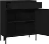 vidaXL Úložná skříň černá 80x35x101,5 cm Ocel Náhled obrázku produktu 4