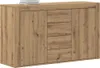 vidaXL Komoda Artisan dub 120 x 36 x 69 cm drevený materiál Náhľad obrázku produktu 2