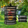4 niveaux Filet de séchage Rack suspendu Herbes Poisson Voir les images du produit 11
